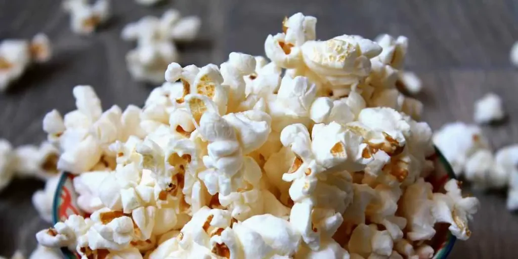 popcorn in a bowl