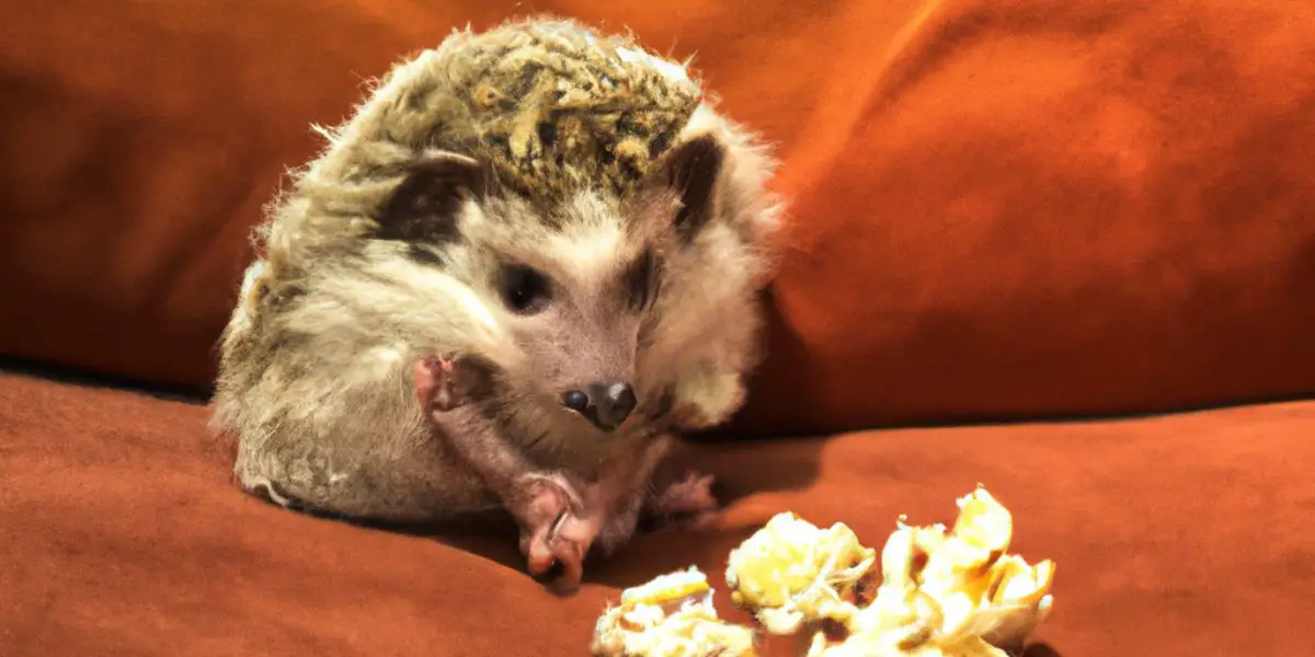 can a hedgehog eat popcorn
