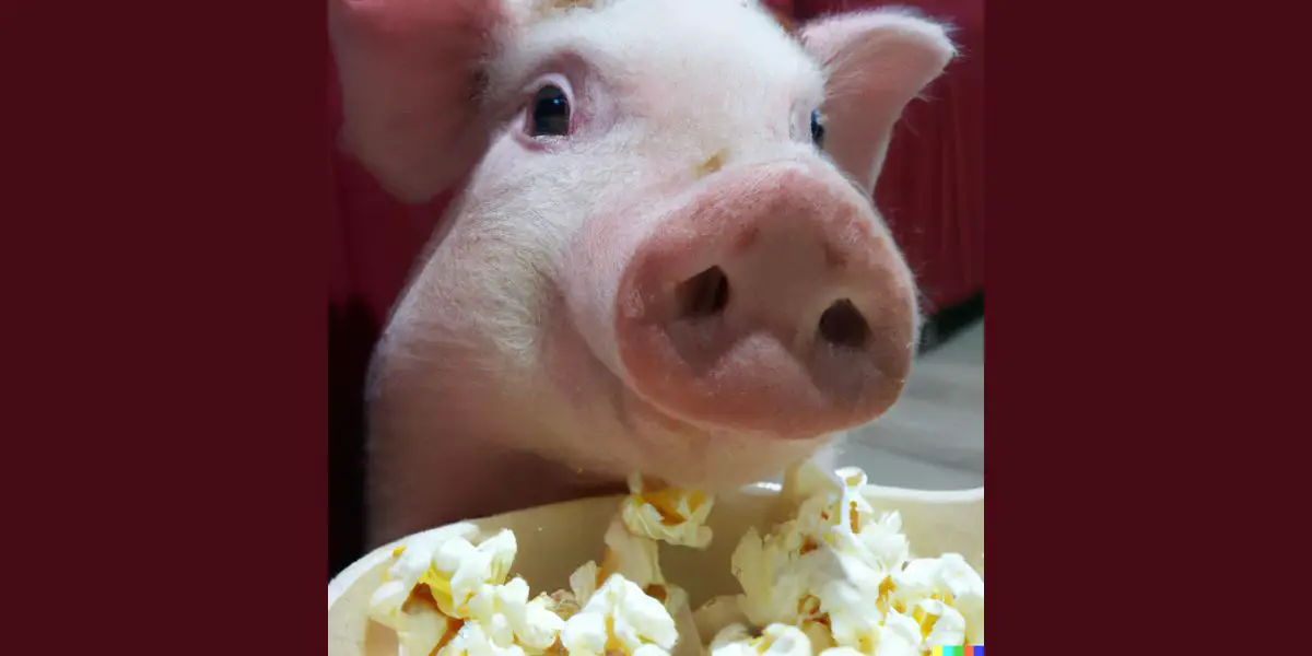 can pigs eat popcorn