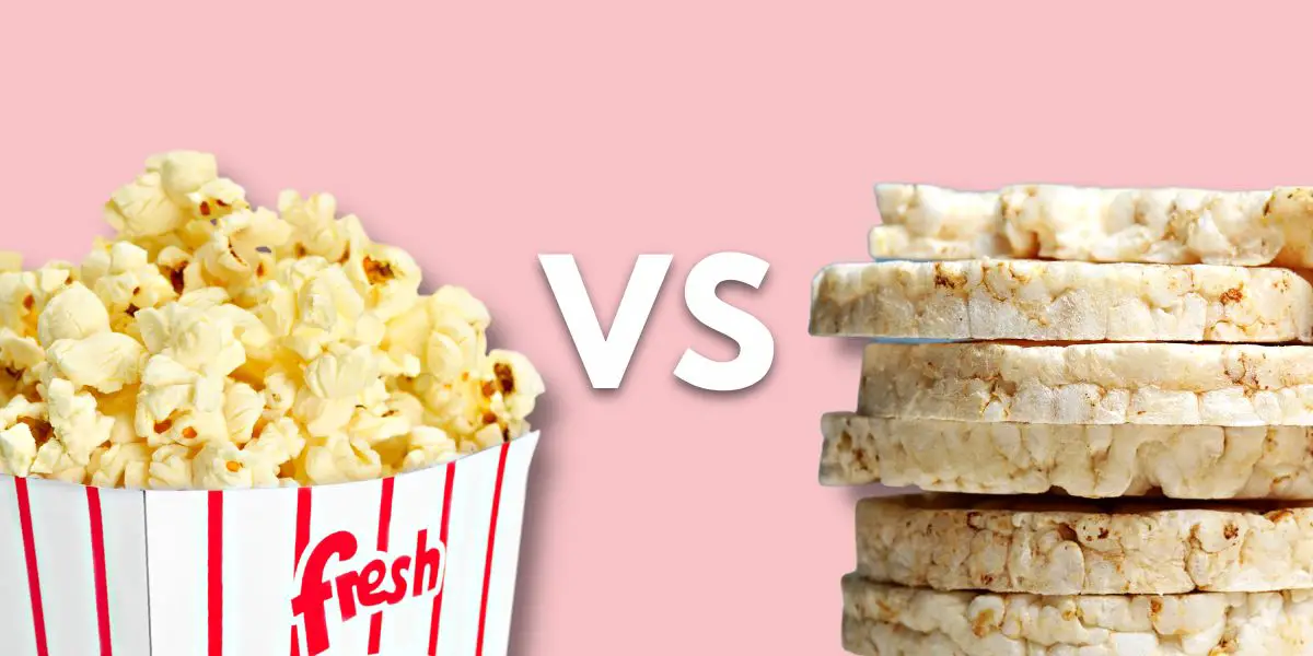 popcorn vs rice cakes