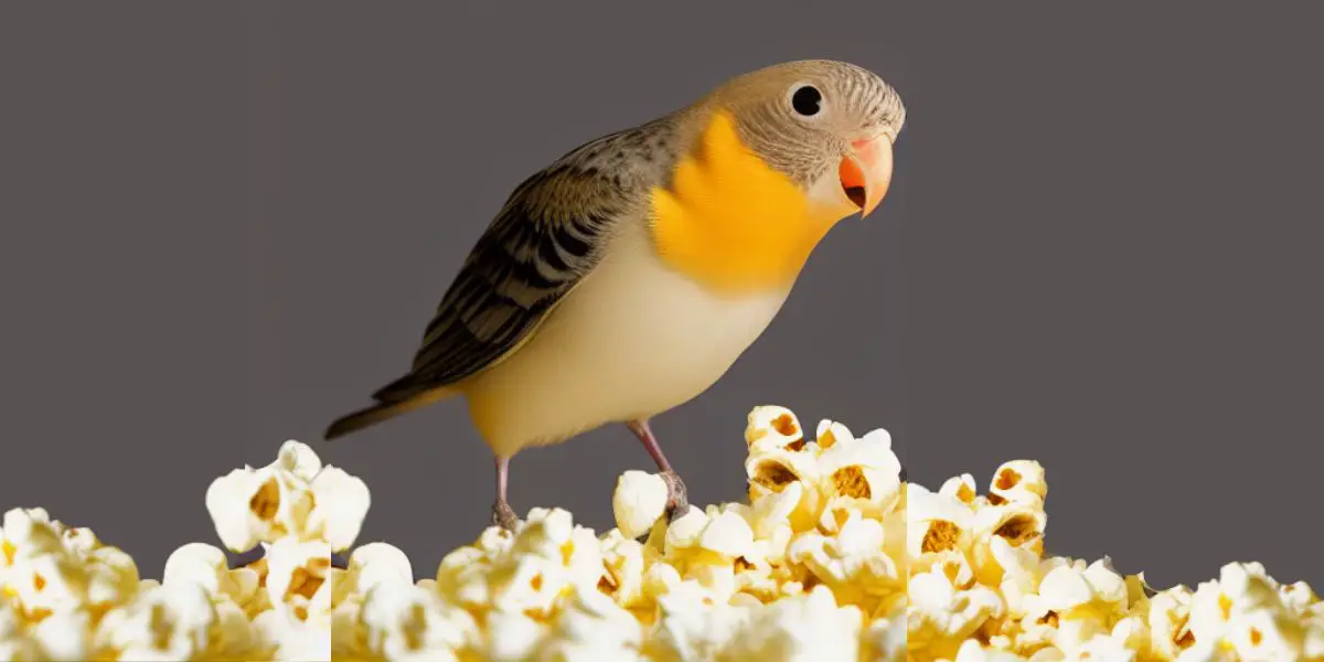 can pet birds eat popcorn