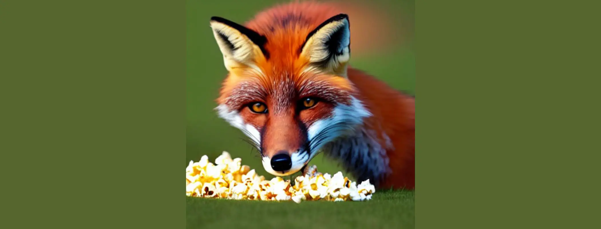 Can Foxes Eat Popcorn