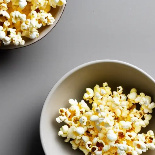 butter with popcorn