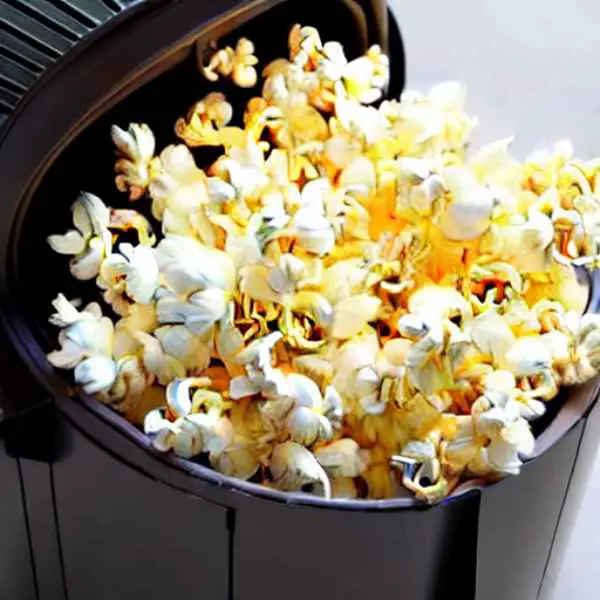 reheat popcorn in an air fryer