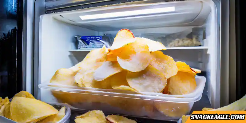 Potato Chips in Freezer